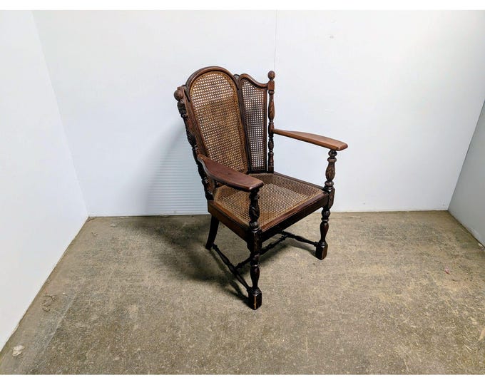 Elegant 1920,s Wingback Arm Chair # 200755 Shipping is not a 1.00 Shipping is not free please contact us before purchase Thanks