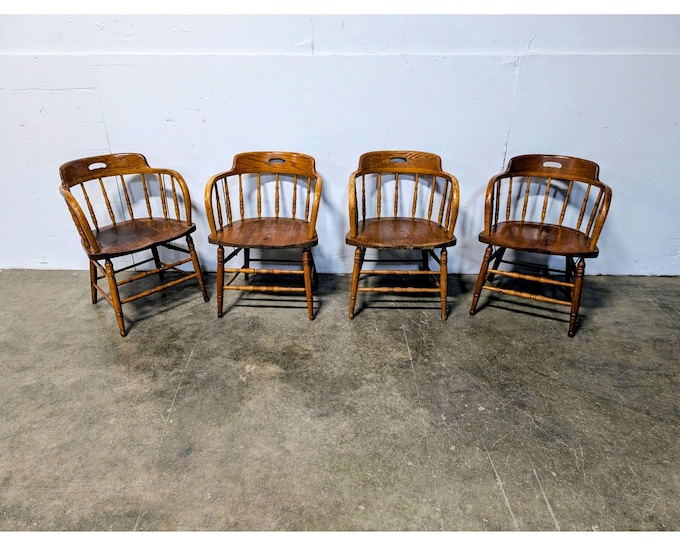 Set Of Four Captains Chairs # 200592 Shipping is not a 1.00 Shipping is not free please contact us before purchase Thanks