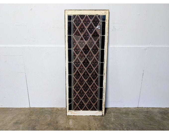 Stunning 1880,s Stain Glass Window # 199327 Shipping is not a 1.00 Shipping is not free please contact us before purchase Thanks