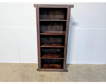 One Of a Kind Late 1800,s Mango Wood Bookcase # 199963 Shipping is not a 1.00 Shipping is not free please contact us before purchase Thanks