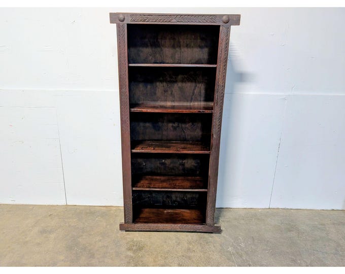One Of a Kind Late 1800,s Mango Wood Bookcase # 199963 Shipping is not a 1.00 Shipping is not free please contact us before purchase Thanks