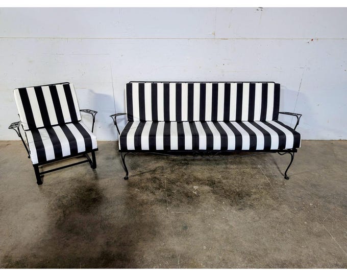 1930,s Iron Settee And Arm Chair # 197891 Shipping is not a 1.00 Shipping is not free please contact us before purchase Thanks