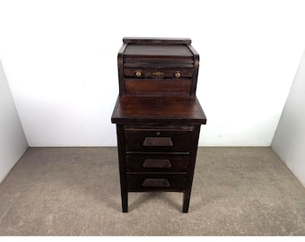 Unusual 1940,s Oak File Cabinet # 196324 Shipping is not a 1.00 Shipping is not free please contact us before purchase Thanks