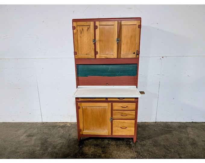 1940,s Popular Wood Hoosier Cabinet # 198035 Shipping is not a 1.00 Shipping is not free please contact us before purchase Thanks