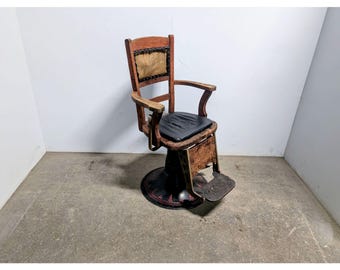 LATE 1800,S BARBERS CHAIR # 198848 Shipping is not a 1.00 Shipping is not free please contact us before purchase Thanks