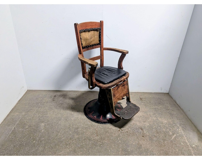 LATE 1800,S BARBERS CHAIR # 198848 Shipping is not a 1.00 Shipping is not free please contact us before purchase Thanks