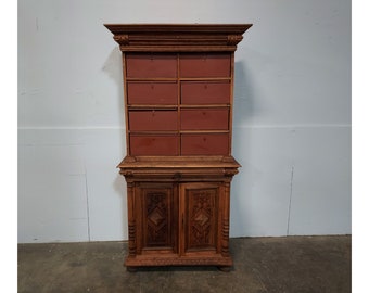 UNIQUE 1860,S CARVED CABINET # 187019 Shipping is not a 1.00 Shipping is not free please contact us before purchase Thanks