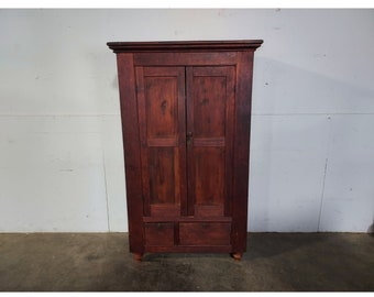Interesting  1880,s Two Door Cupboard # 192736 Shipping is not free please conatct us before purchase Thanks