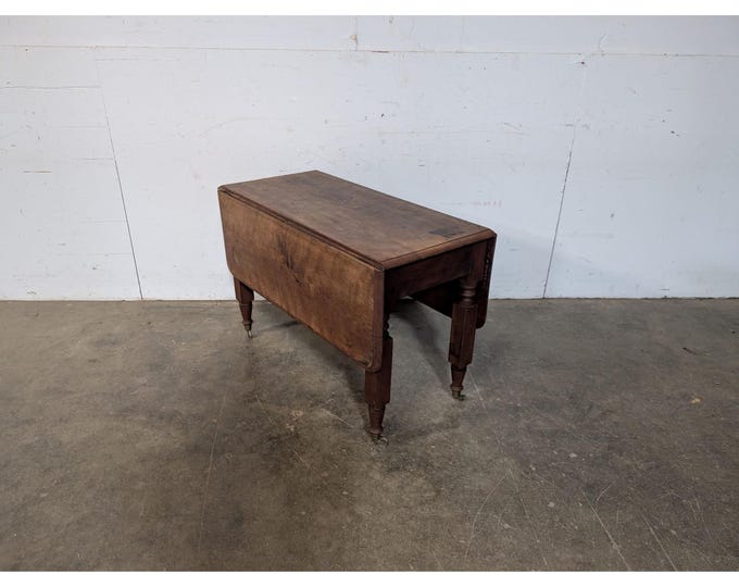 1860,s Walnut Drop Leaf Table # 196297 Shipping is not a 1.00 Shipping is not free please contact us before purchase Thanks