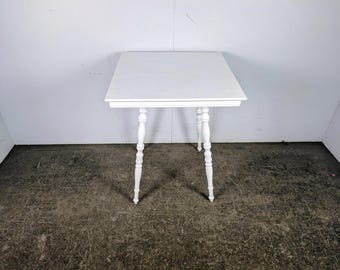 Simple 1920,s Painted Oak Parlor Table # 197869 Shipping is not a 1.00 Shipping is not free please contact us before purchase Thanks