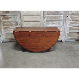 1860&#39;S English Oak Drop Leaf Table # 185695 Shipping is not a 1.00 Shipping is not free please contact us before purchase Thanks