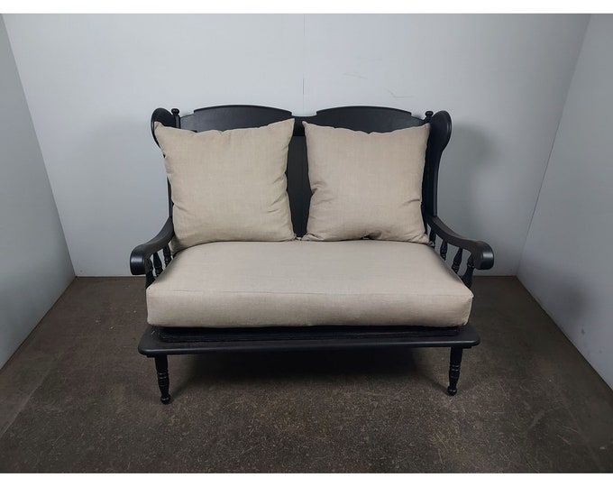 Simple 1940,s Spindle Back Bench # 192273 Shipping is not a 1.00 Shipping is not free please contact us before purchase Thanks
