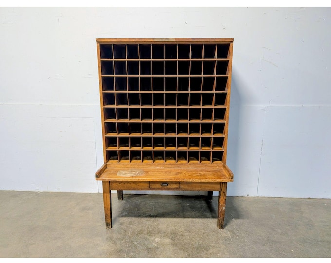1920,s Eighty Cubbie Post Office Cabinet # 201507 Shipping is not a 1.00 Shipping is not free please contact us before purchase Thanks
