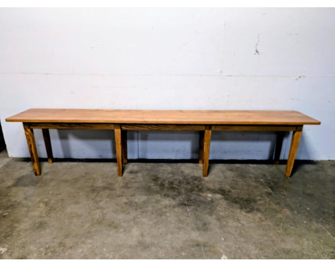 1940,s Oak And Maple Eight Leg School House Table # 198564 Shipping is not a 1.00 Shipping is not free please contact us before purchase