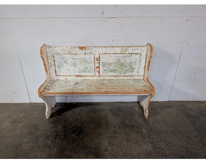 1900,s High Back Bench # 196723 Shipping is not a 1.00 Shipping is not free please contact us before purchase Thanks