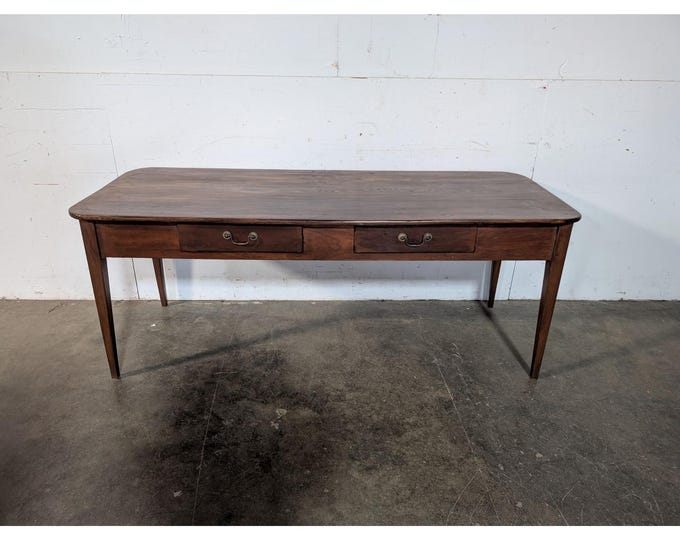 Mid 1800,s Two Drawer Farm Table # 195802 Shipping is not a 1.00 Shipping is not free please contact us before purchase Thanks
