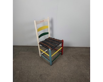 1900,S FOLK ART CHAIR # 190468 Shipping is not a 1.00 Shipping is not free please contact us before purchase Thanks