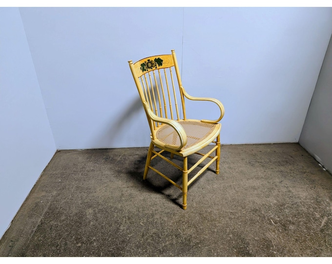 1930,s Painted Decorated Caned Chair # 199676 Shipping is not a 1.00 Shipping is not free please contact us before purchase Thanks