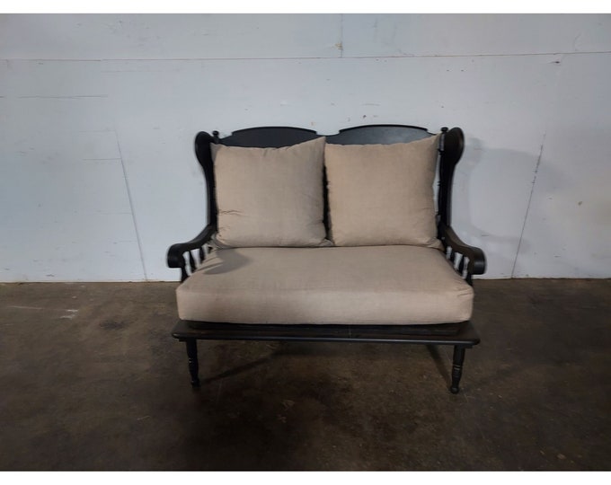 Simple 1940,s Spindle Back Bench # 192274 Shipping is not a 1.00 Shipping is not free please contact us before purchase Thanks