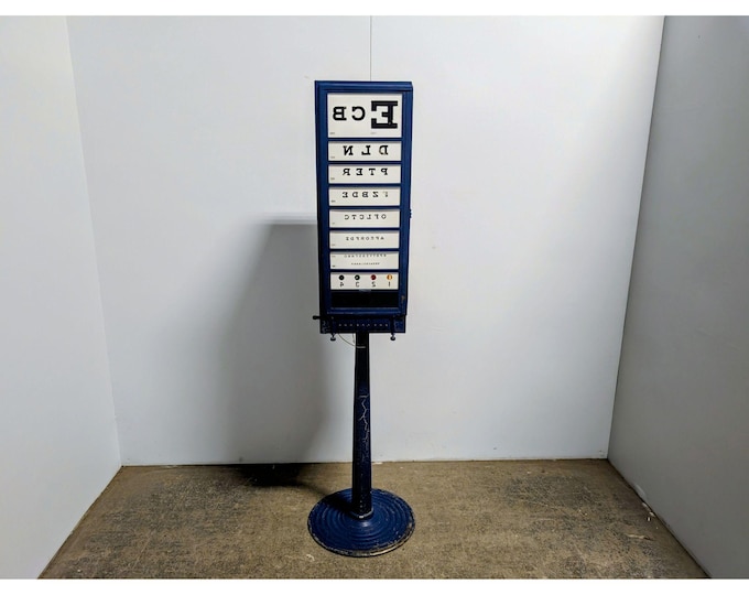 Very Cool 1940,s Eye Exam Stand # 201286 Shipping is not a 1.00 Shipping is not free please contact us before purchase Thanks