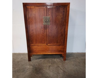 Stunning Two Door Elmwood Cupboard # 190705 Shipping is not a 1.00 Shipping is not free please contact us before purchase Thanks