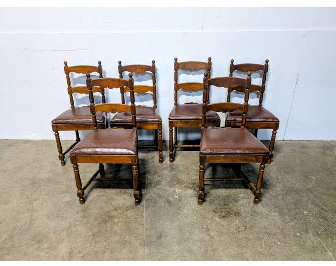 Set Of Six 1900,s Oak Chairs # 201093 Shipping is not a 1.00 Shipping is not free please contact us before purchase Thanks