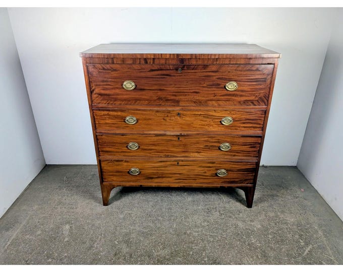 1810,s Hepplewhite Mahogany Four Drawer Chest Of Drawers # 197882 Shipping is not a 1.00