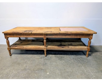 Mid 1800,s Pine Work Table # 199925 Shipping is not a 1.00 Shipping is not free please contact us before purchase Thanks