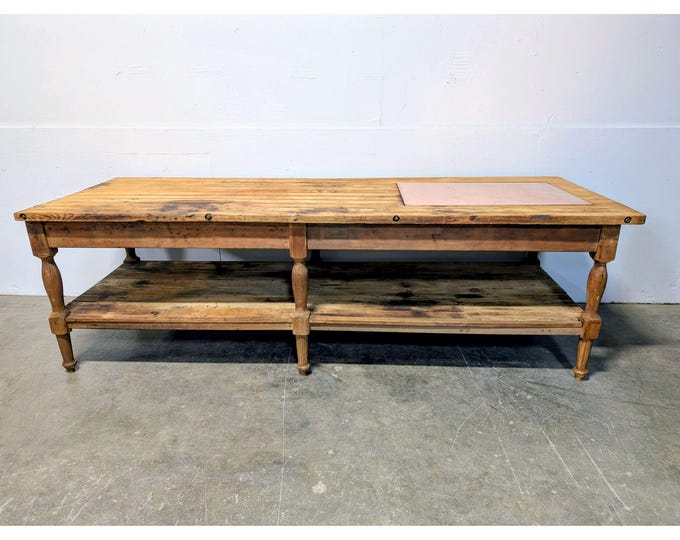 Mid 1800,s Pine Work Table # 199925 Shipping is not a 1.00 Shipping is not free please contact us before purchase Thanks