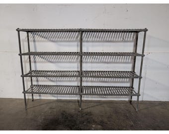 Wonderful 1920,s Galvanized Steel Rack # 197236 Shipping is not a 1.00 Shipping is not free please contact us before purchase Thanks