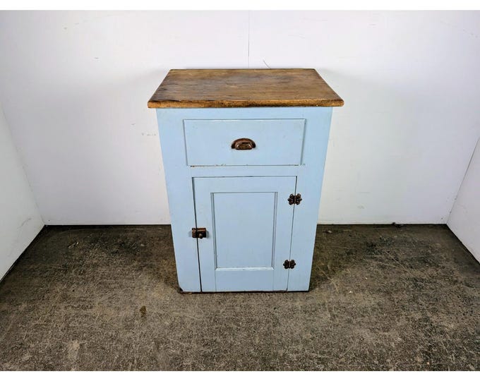 Late 1800.s One Door One Drawer Cabinet # 197717 Shipping is not a 1.00 Shipping is not free please contact us before purchase Thanks