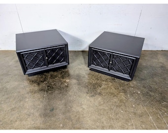 Pair Of Unique Vintage Night Stands # 186818 Shipping is not a 1.00 Shipping is not free please contact us before purchase Thanks