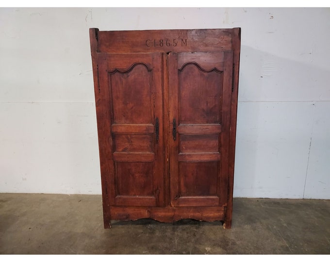 Simple 1850,s Two Door Fench Cupboard # 192362 Shipping is not free please conatct us before purchase Thanks
