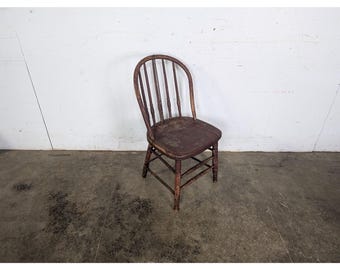 Mid 1800s Hoop Back Windsor Chair # 197475 Shipping is not a 1.00 Shipping is not free please contact us before purchase Thanks