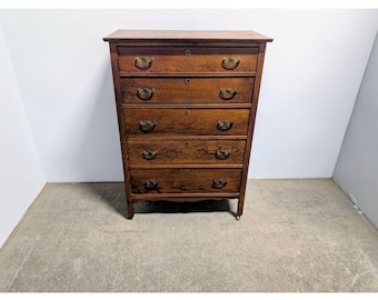 1920,s Five Drawer Oak Chest Of Drawers # 199552 Shipping is not a 1.00 Shipping is not free please contact us before purchase Thanks