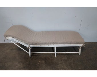 1920'S WICKER CHAISE # 187770 Shipping is not a 1.00 Shipping is not free please contact us before purchase Thanks