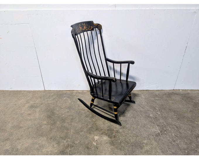 1900,s Paint Decorated Rocking Chair # 199630 Shipping is not a 1.00 Shipping is not free please contact us before purchase Thanks