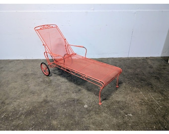 1940,s Iron And Mesh Chaise # 201207 Shipping is not a 1.00 Shipping is not free please contact us before purchase Thanks