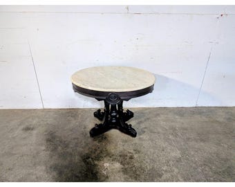 1860,s Marble Top Oval Cocktail Table # 197602 Shipping is not a 1.00 Shipping is not free please contact us before purchase Thanks