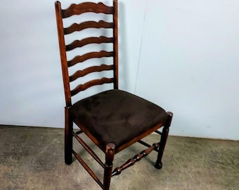 Vintage Ladder Back Side Chair # 194971 Shipping is not a 1.00 Shipping is not free please contact us before purchase Thanks