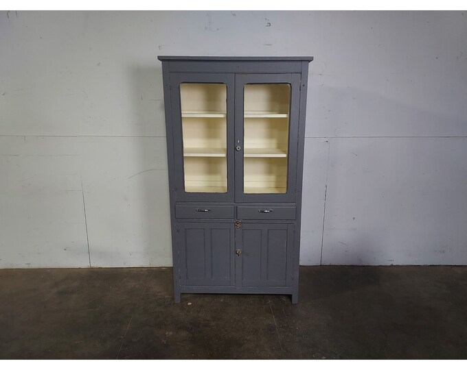 1920,S GRAY PAINTED CABINET # 192672 Shipping is not free please conatct us before purchase Thanks