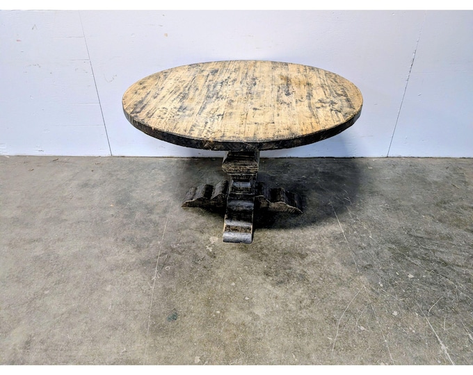 VINTAGE ROUND TABLE # 200127 Shipping is not a 1.00 Shipping is not free please contact us before purchase Thanks