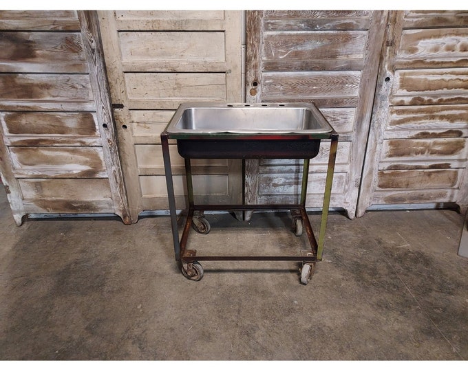 1920,S Steel Cart On Casters # 186617 Shipping is not free please conatct us before purchase Thanks