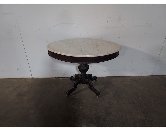 1860,s Walnut Marble Top Table # 193647 Shipping is not free please conatct us before purchase Thanks