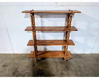 Unique Four Tier Pine Stand # 197759 Shipping is not a 1.00 Shipping is not free please contact us before purchase Thanks