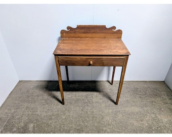 Mid 1800,s Pine One Drawer Table # 200729 Shipping is not a 1.00 Shipping is not free please contact us before purchase Thanks