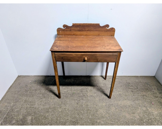 Mid 1800,s Pine One Drawer Table # 200729 Shipping is not a 1.00 Shipping is not free please contact us before purchase Thanks
