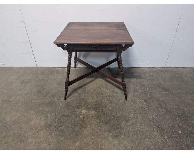 Unusual 1860,s One Drawer Parlor Table # 199862 Shipping is not a 1.00 Shipping is not free please contact us before purchase Thanks