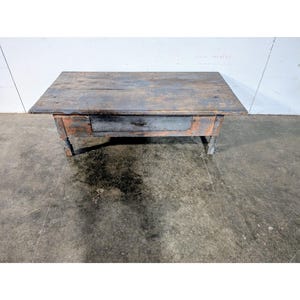 Early 1800,s One Drawer Primitive Table # 197747 Shipping is not a 1.00 Shipping is not free please contact us before purchase Thanks
