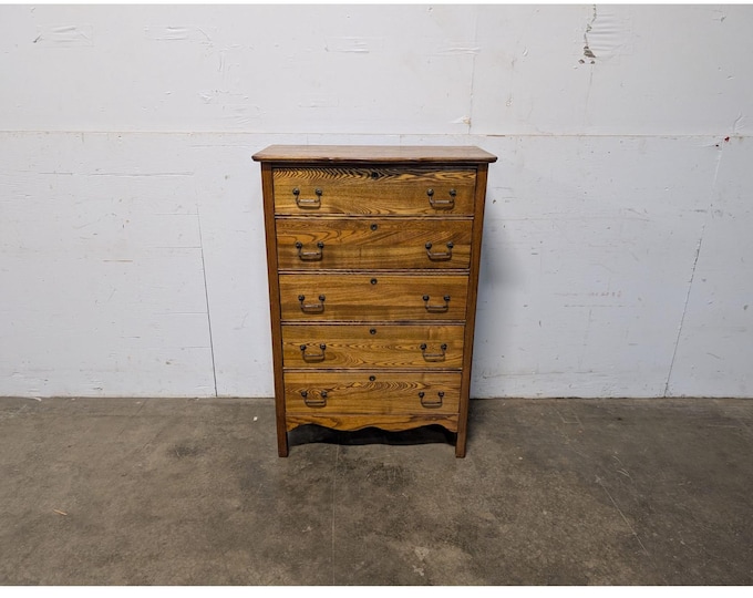 1920,s Five Drawer Oak Chest Of Drawers # 198265 Shipping is not a 1.00 Shipping is not free please contact us before purchase Thanks